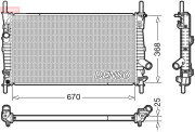 DRM10004 Chladič motora DENSO