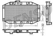 DRM10011 Chladič motora DENSO