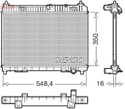 DRM10113 Chladič motora DENSO