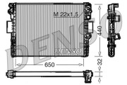 DRM12005 Chladič motora DENSO