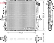 DRM14004 Chladič motora DENSO