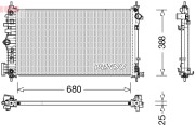 DRM15007 Chladič motora DENSO