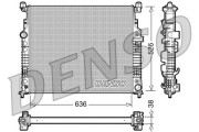 DRM17007 Chladič motora DENSO