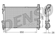 DRM17013 Chladič motora DENSO