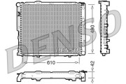 DRM17033 Chladič motora DENSO