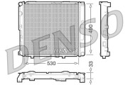 DRM17038 Chladič motora DENSO