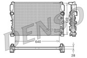 DRM17091 Chladič motora DENSO