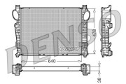 DRM17095 Chladič motora DENSO