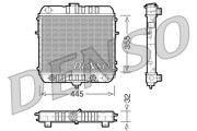 DRM20073 Chladič motora DENSO