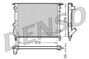 DRM23013 Chladič motora DENSO