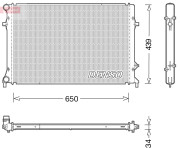 DRM32042 Chladič motora DENSO