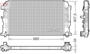 DRM32053 Chladič motora DENSO