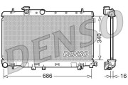 DRM36006 Chladič motora DENSO