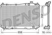DRM40009 Chladič motora DENSO
