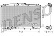 DRM40022 Chladič motora DENSO