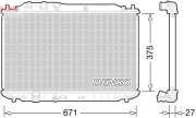 DRM40029 Chladič motora DENSO