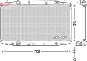 DRM40041 Chladič motora DENSO