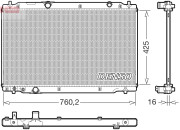 DRM40107 Chladič motora DENSO