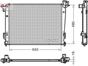 DRM41003 Chladič motora DENSO