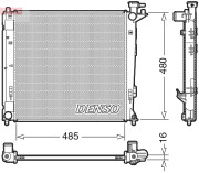 DRM41008 Chladič motora DENSO