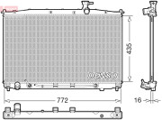 DRM41024 Chladič motora DENSO