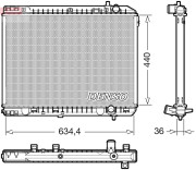 DRM43008 Chladič motora DENSO