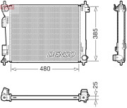 DRM43010 Chladič motora DENSO