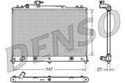 DRM44025 Chladič motora DENSO