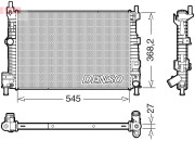 DRM44045 Chladič motora DENSO