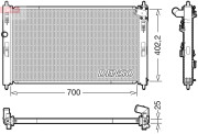 DRM45053 Chladič motora DENSO