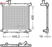 DRM46066 Chladič motora DENSO