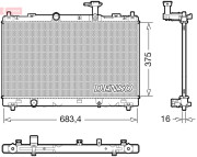 DRM47038 Chladič motora DENSO