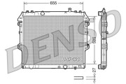 DRM50039 Chladič motora DENSO
