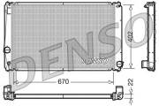 DRM50053 Chladič motora DENSO