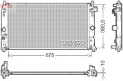 DRM50150 Chladič motora DENSO