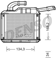 DRR32010 Výmenník tepla vnútorného kúrenia DENSO