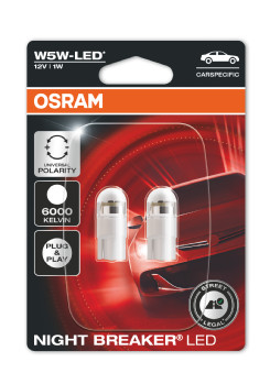 2825DWNBC-02B żiarovka bezpečnostného osvetlenia dverí NIGHT BREAKER LED ams-OSRAM