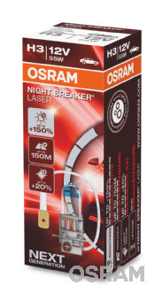 64151NL żiarovka pre diaľkový svetlomet NIGHT BREAKER® LASER next generation ams-OSRAM