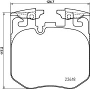 MDB3863 Sada brzdových platničiek kotúčovej brzdy MINTEX