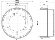 MBD217 Brzdový bubon MINTEX