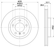 MDC1524R Brzdový kotúč MINTEX