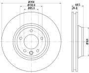 MDC1611RC Brzdový kotúč MINTEX