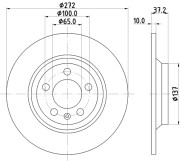 MDC2930C Brzdový kotúč MINTEX