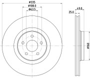 MDC3032C Brzdový kotúč MINTEX