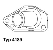 4189.87D Termostat chladenia BorgWarner (Wahler)