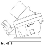 4816.90D Termostat chladenia BorgWarner (Wahler)