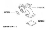 710574D AGR - Ventil BorgWarner (Wahler)