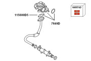 7900424 Spätné vedenie výfukových plynov BorgWarner (Wahler)