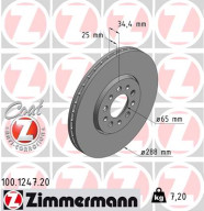 100.1247.20 Brzdový kotúč COAT Z ZIMMERMANN