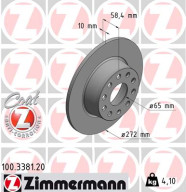 100.3381.20 Brzdový kotúč COAT Z ZIMMERMANN